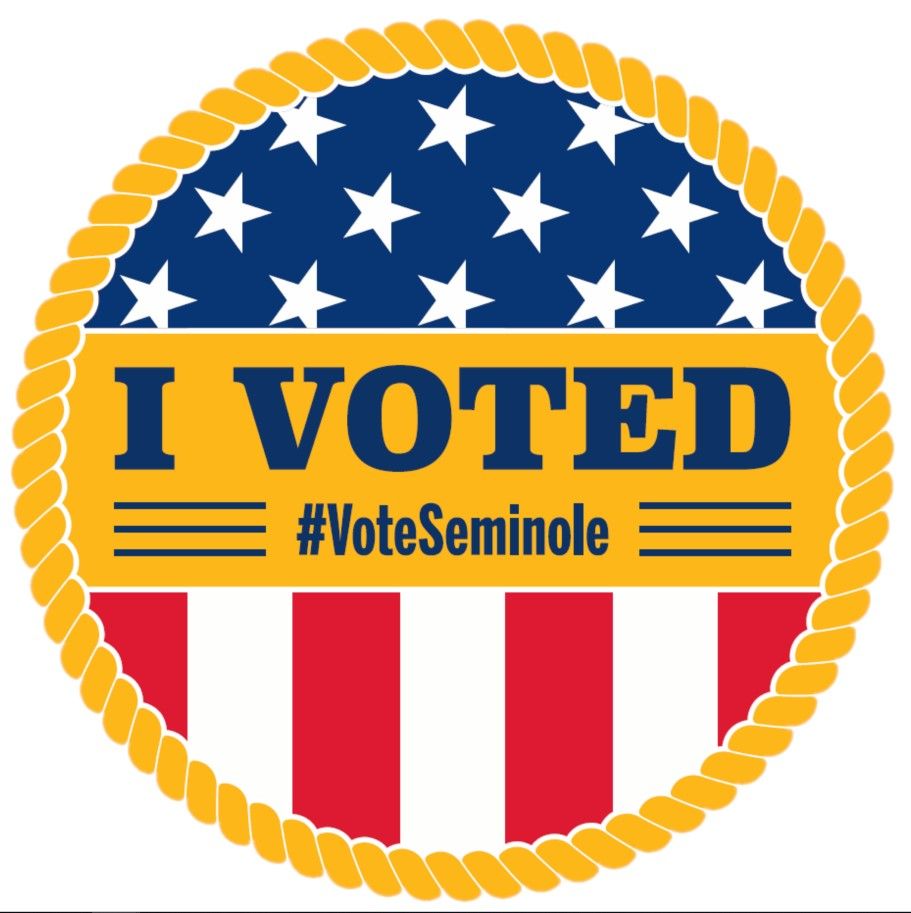 Seminole County Supervisor of Elections official seal. Click this image for the home page.