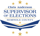 Seminole County Supervisor of Elections official seal. Click this image for the home page.