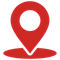 Red location pin.