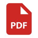 Red square with "PDF" text and a white corner, representing a PDF file.
