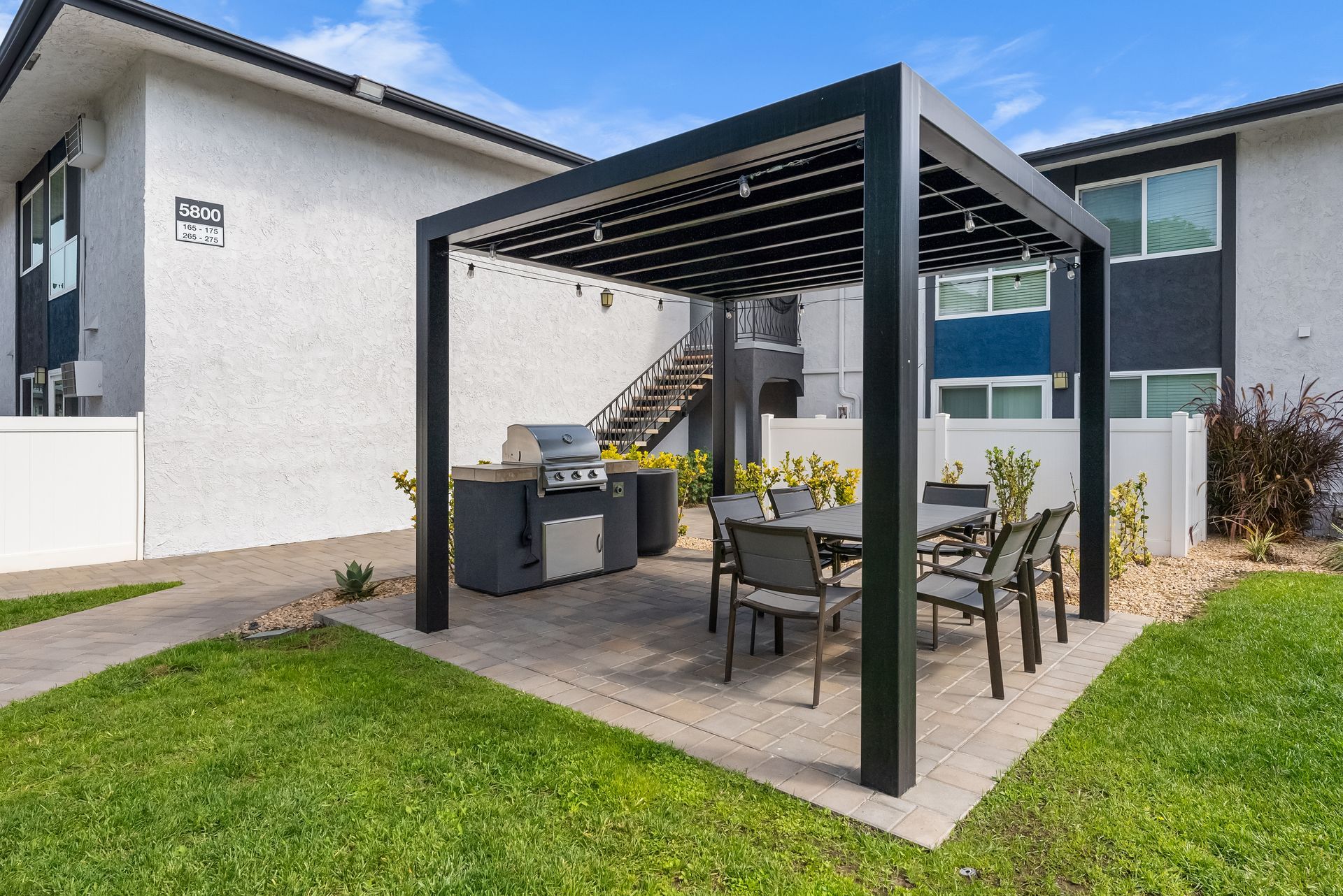 picnic table and gazebo