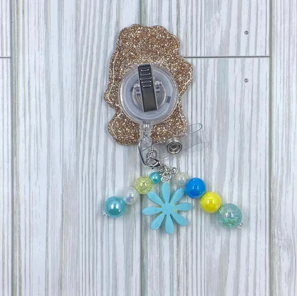 Clarice Chipmunk Badge Reel