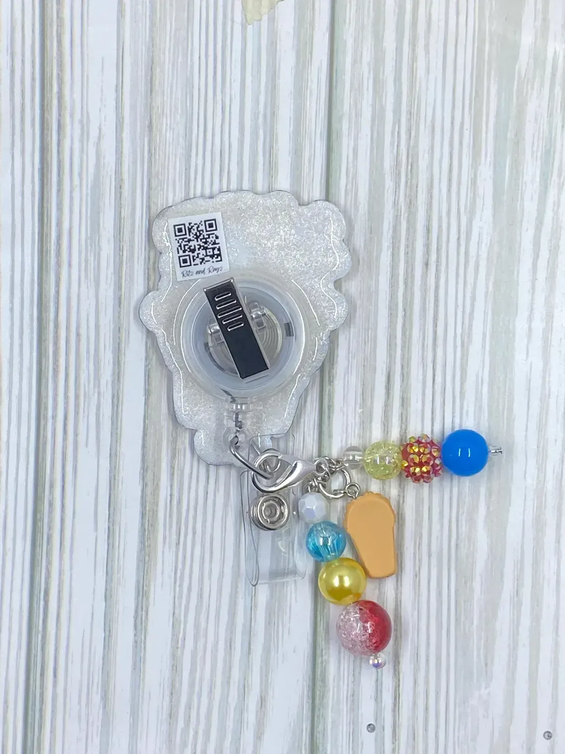 Hello Kitty Popcorn Badge Reel