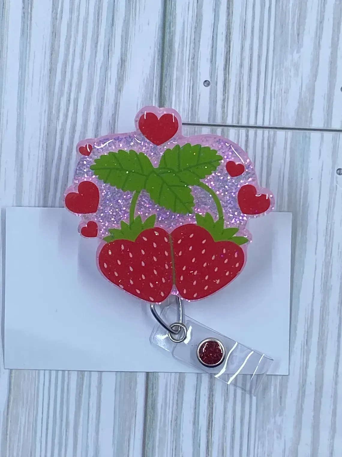 Strawberry Badge Reel