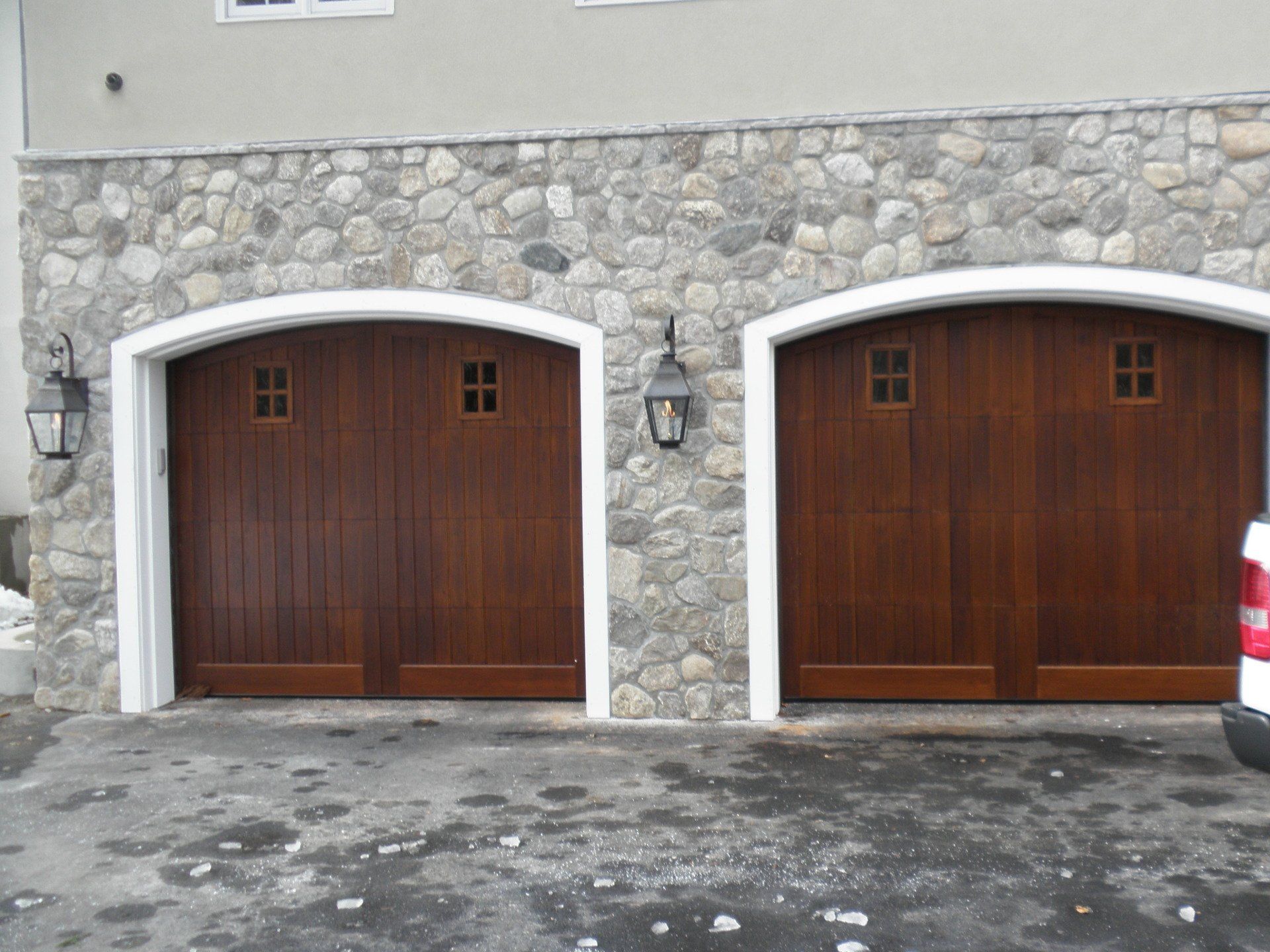 Carriage doors installed by Regina Door & Design