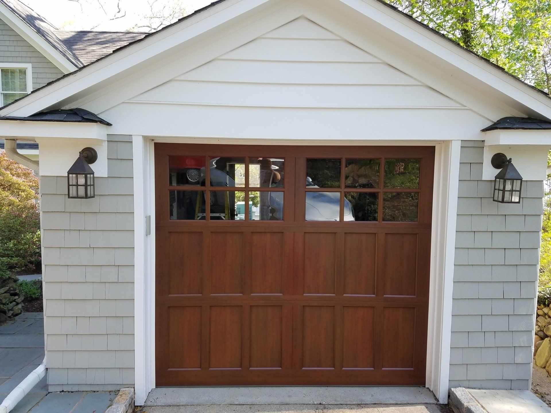 Carriage door made of aluminum 2