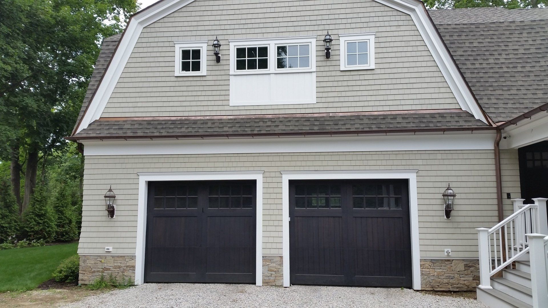 Large custom garage door installed in Nassau County 5