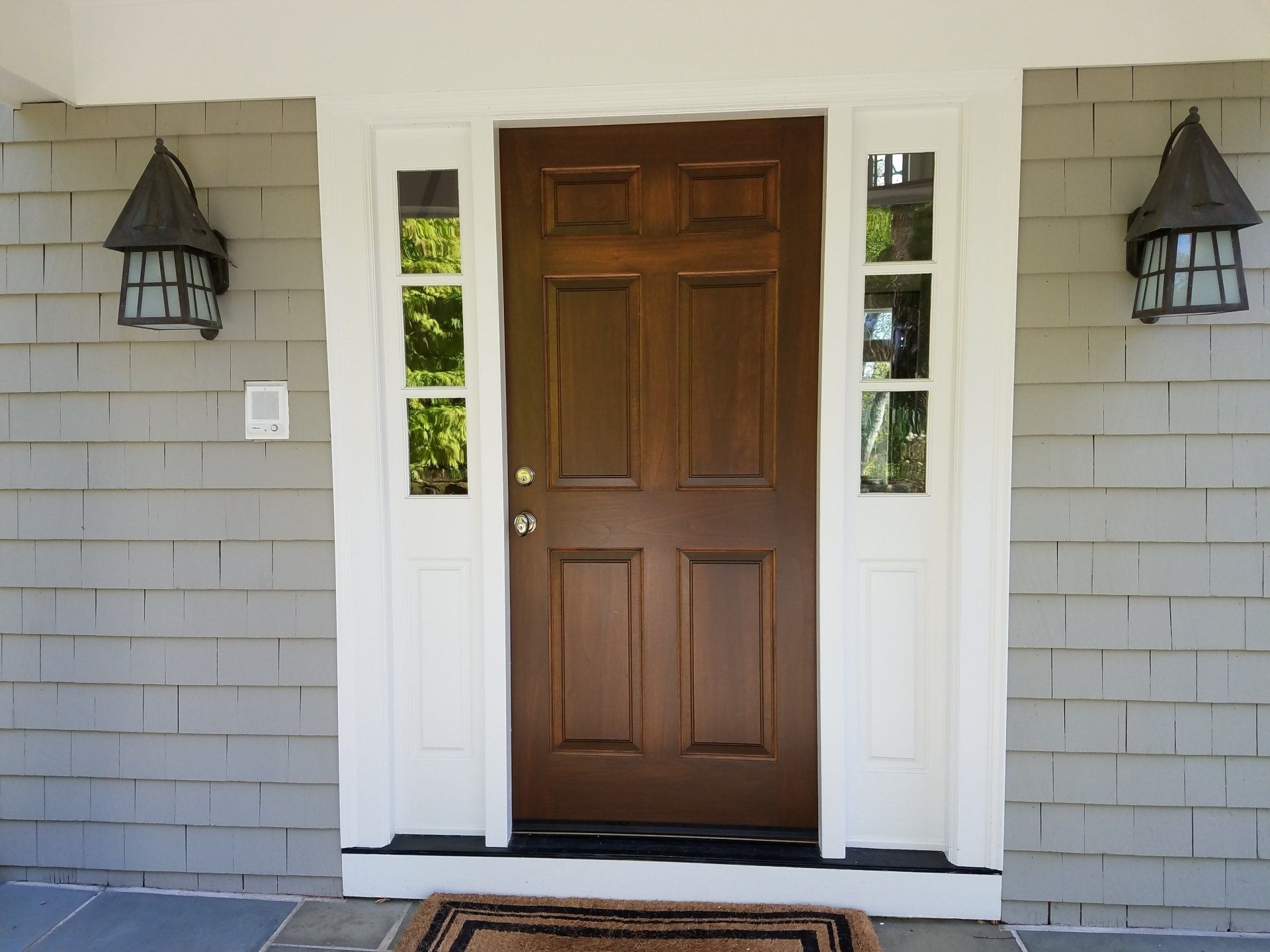 wood entry door