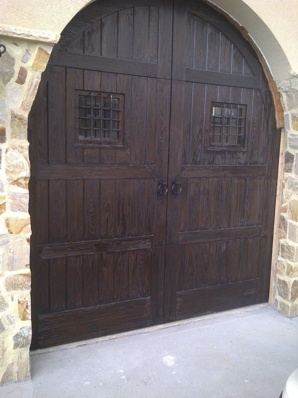 Solid wood front door in Nassau County, NY