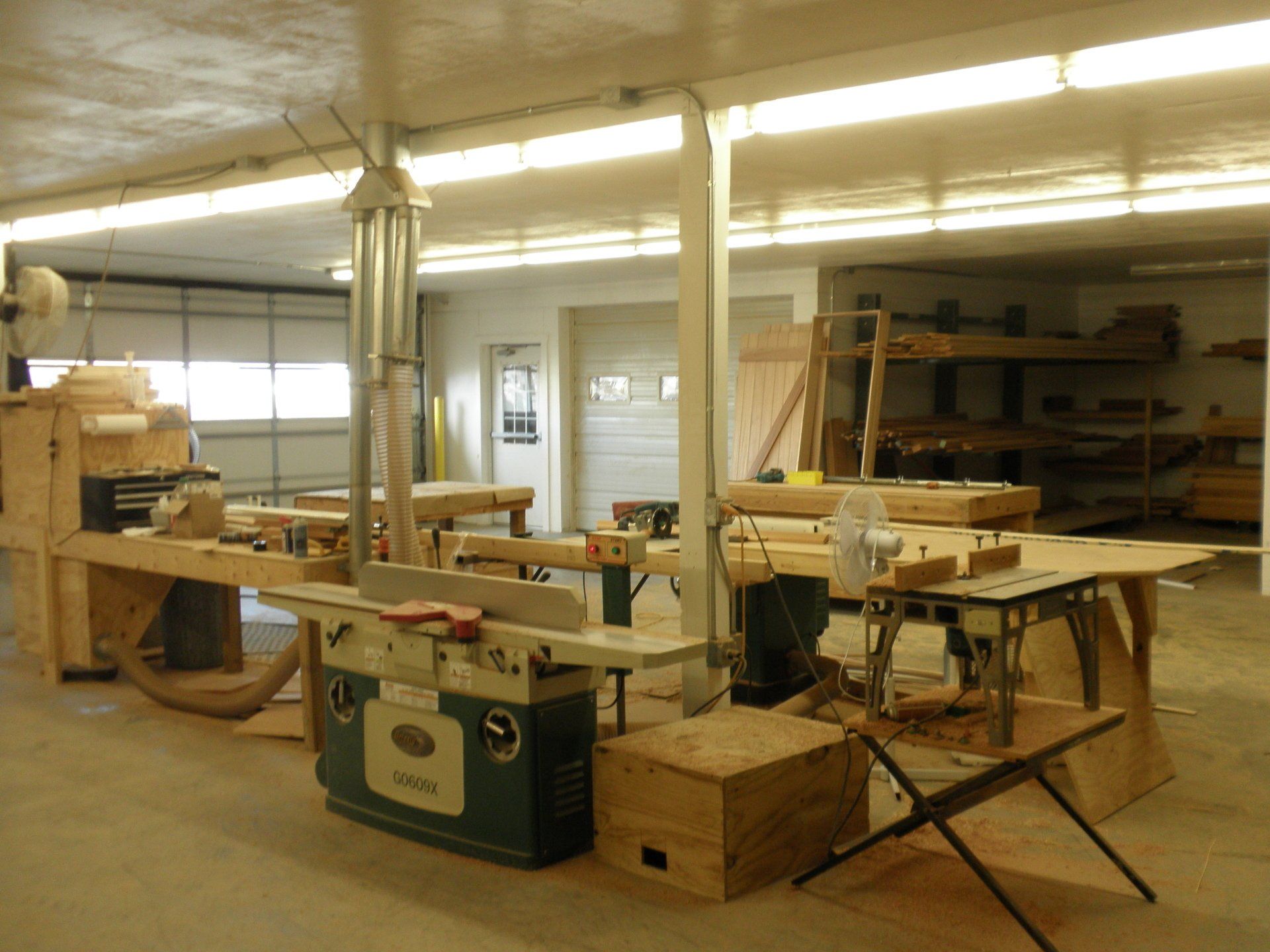 Lumber for the custom front doors in Suffolk County