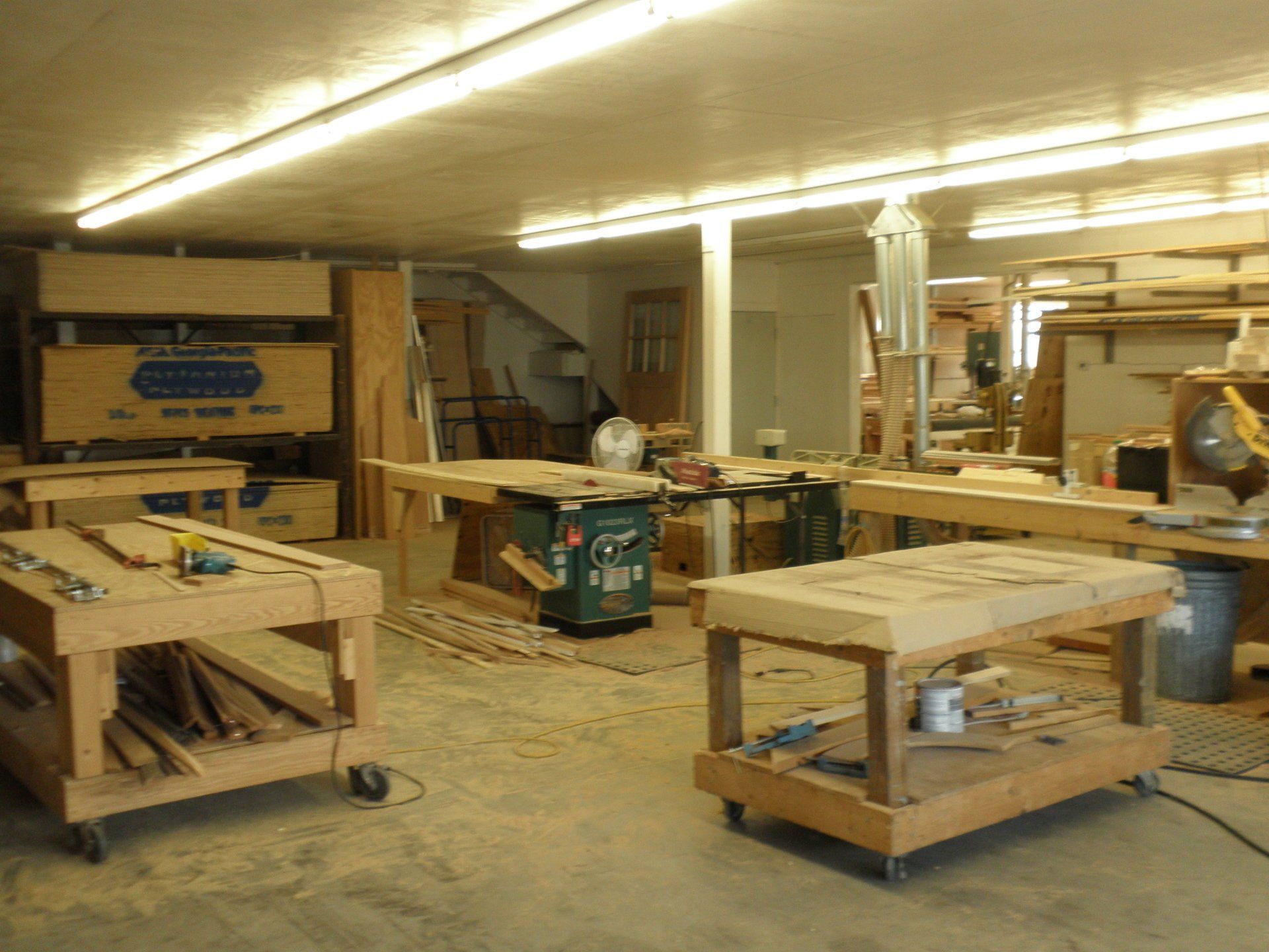 Custom garage doors with millwork