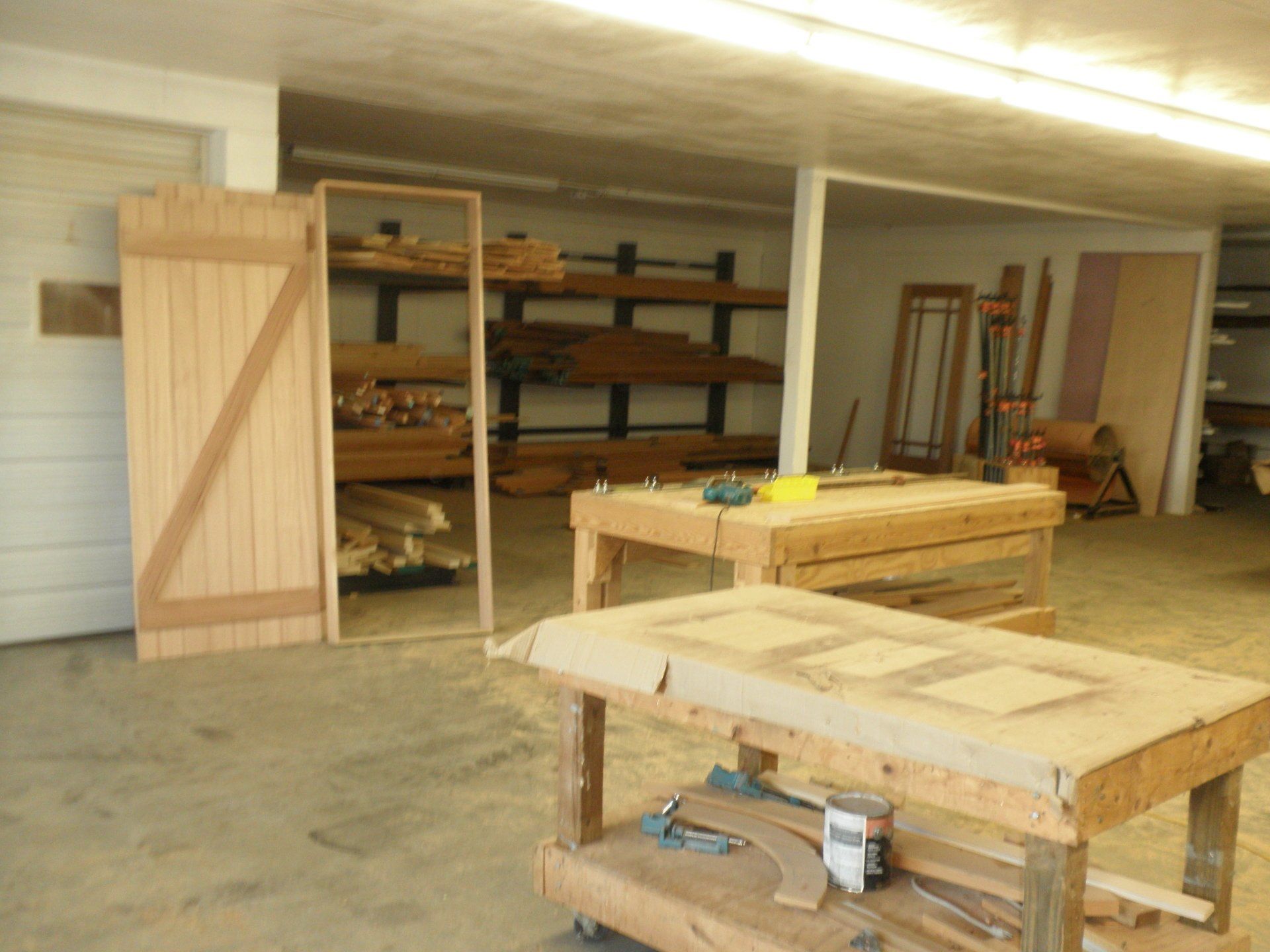 Lumber for the custom front doors in Suffolk County 2