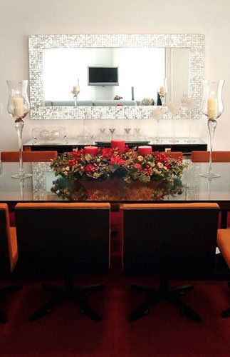 Mesa de Vidro da Sala de Jantar da Lione Espelhos