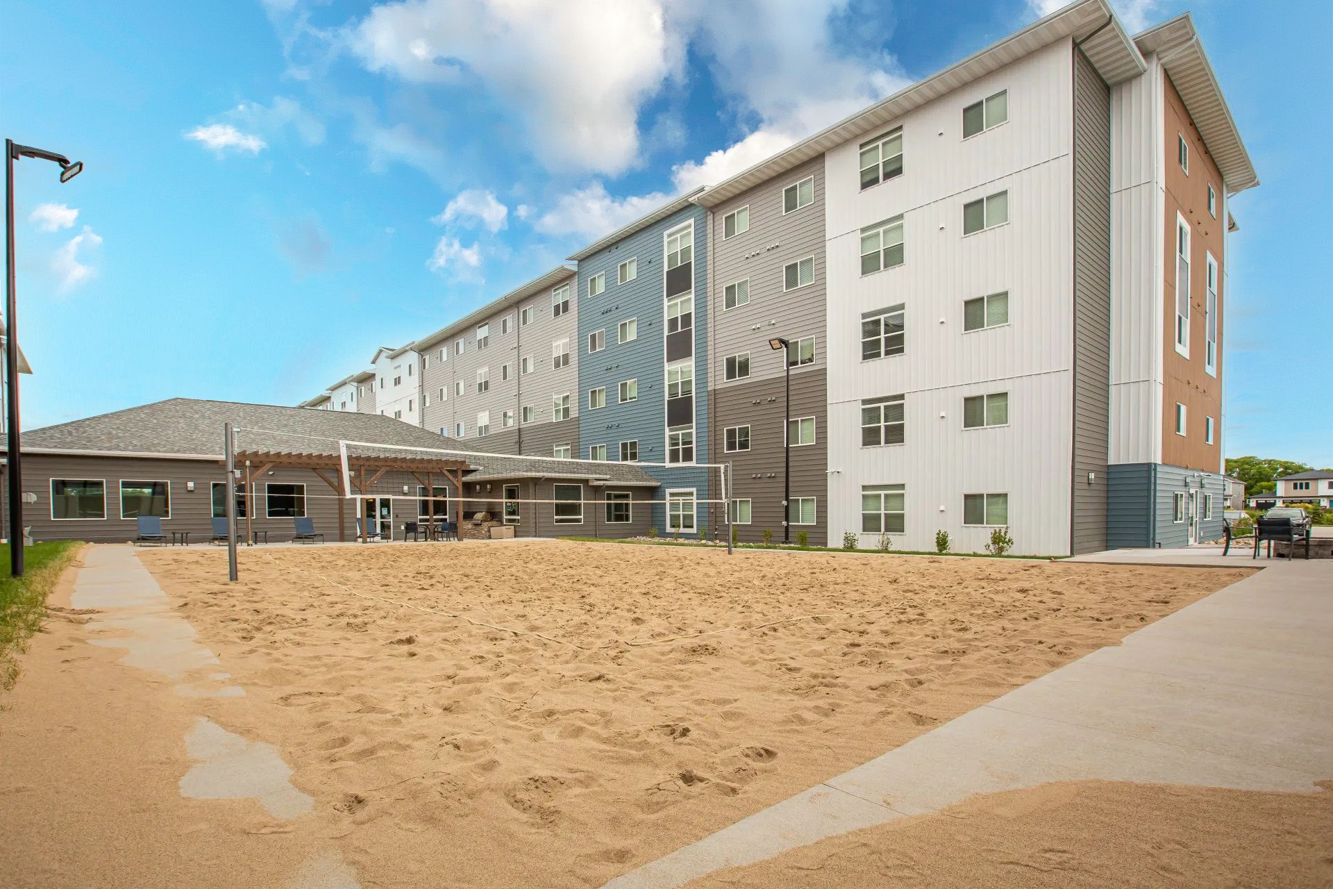 U32 Apartments in Fargo ND Beach Volleyball Court