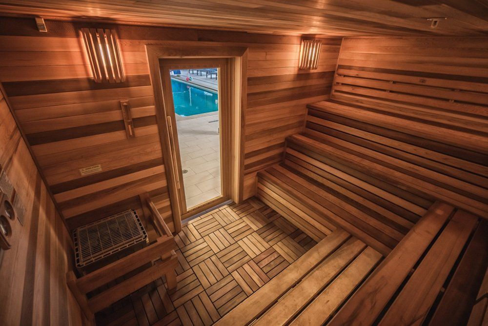 sauna room
