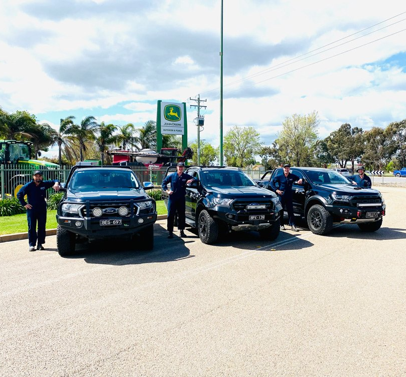 The PPC Team with the Work Utes — Professional Pest Control In Thurgoona NSW