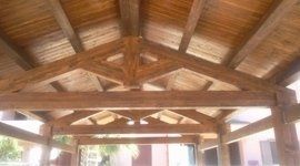 tetto legno capriata