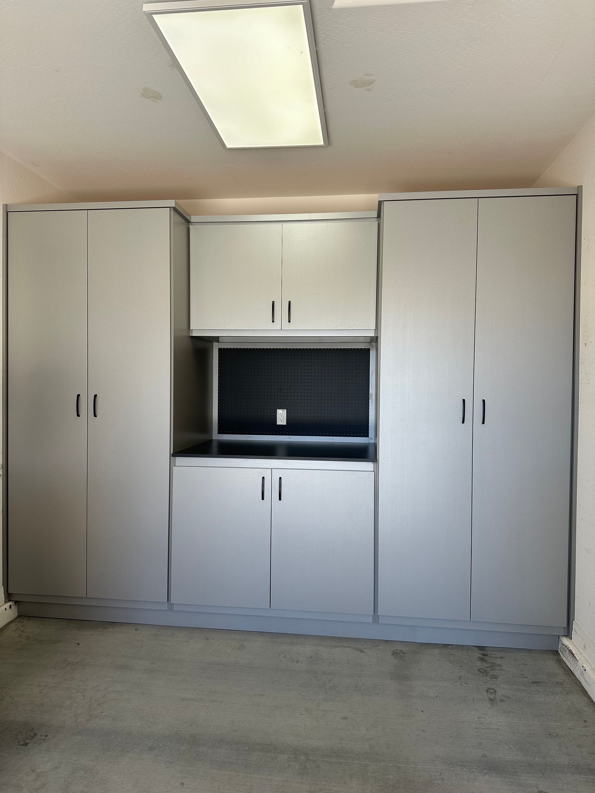 An entertainment center.