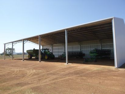 A large white building with the word state on it