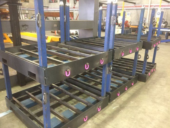 Gas and water stackable stands