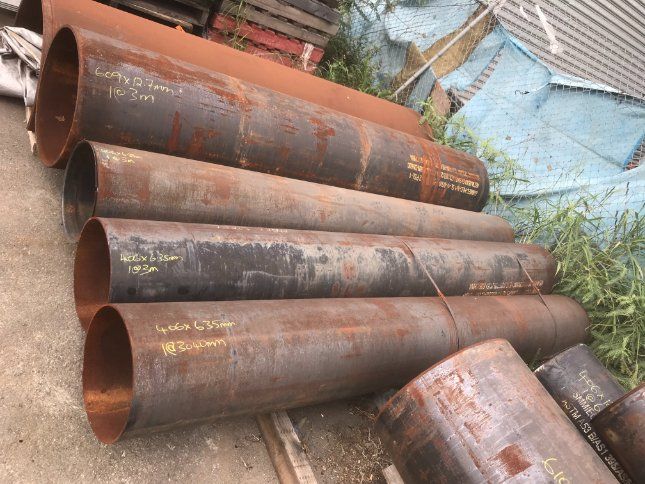 Large Half Pipes for Water or Feed