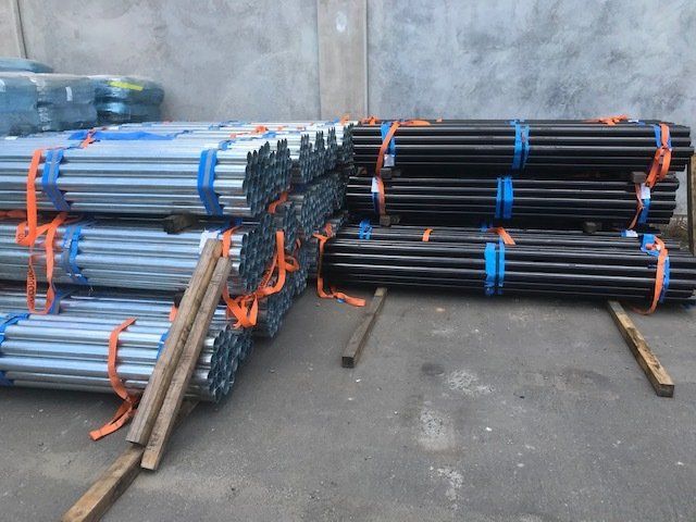 Strainer post gal and black