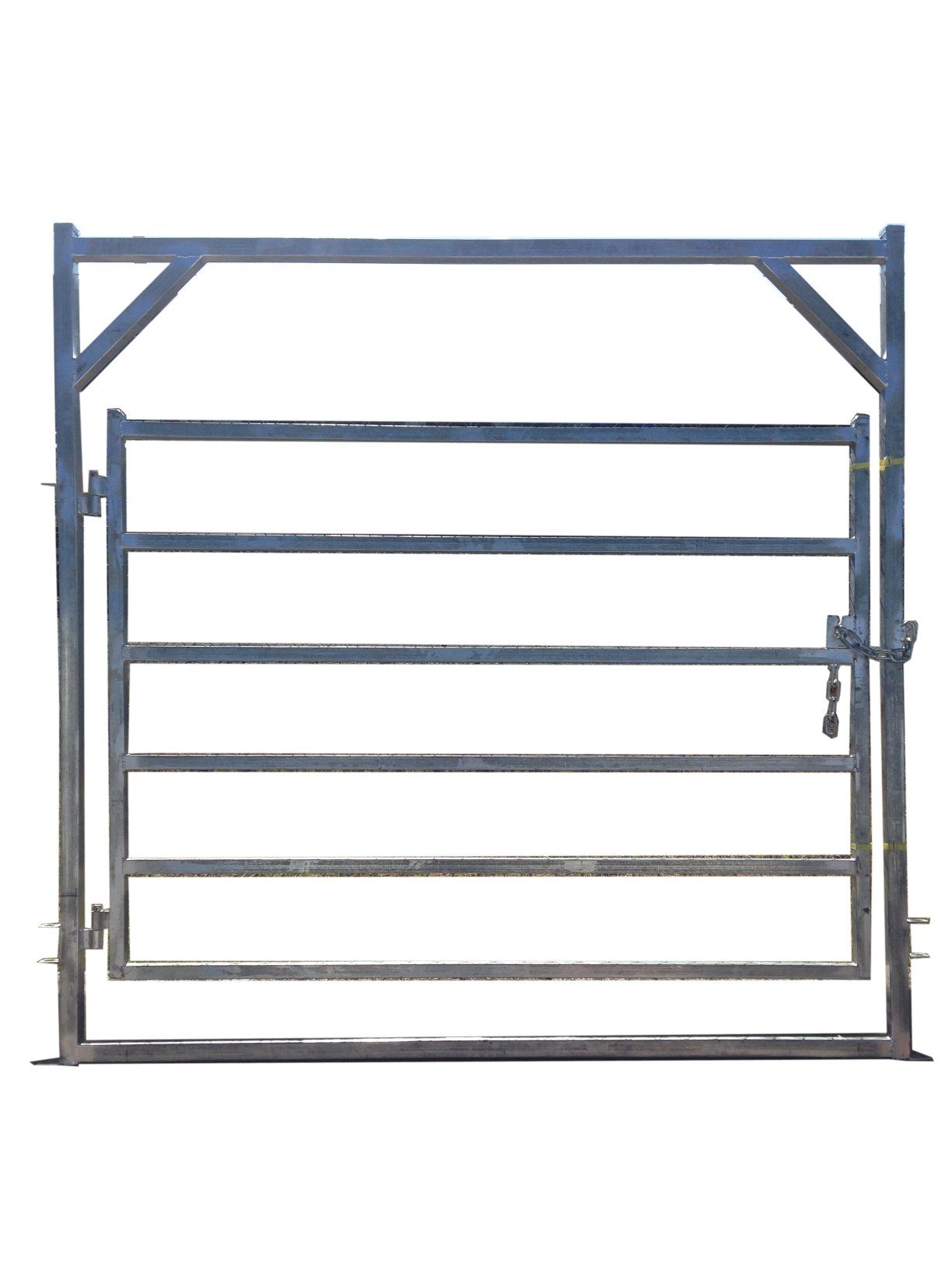 Cattle gate in frame