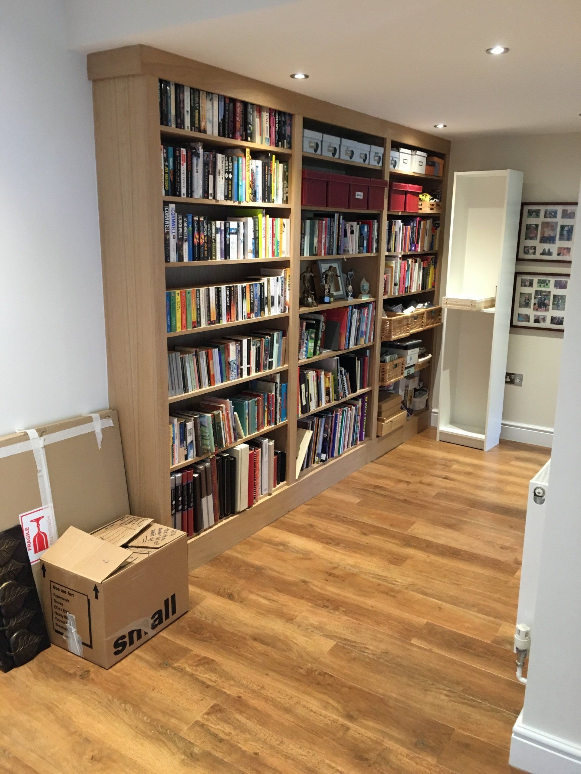 Bespoke bookcases made by expert joiners in Surrey