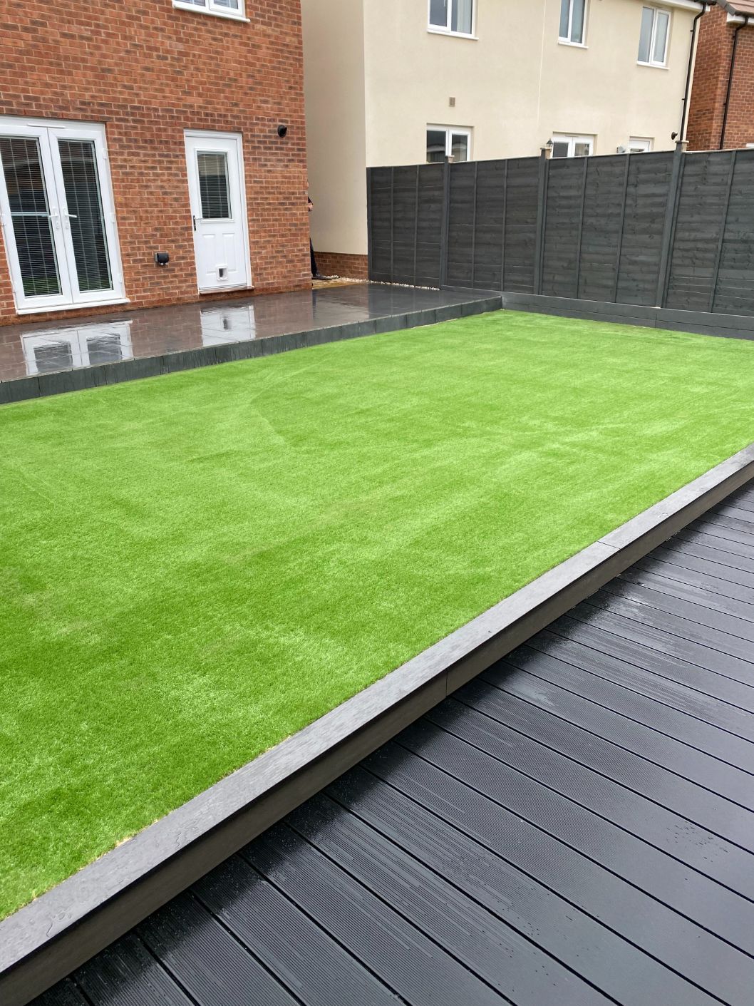 Decking photography from landscaping business.