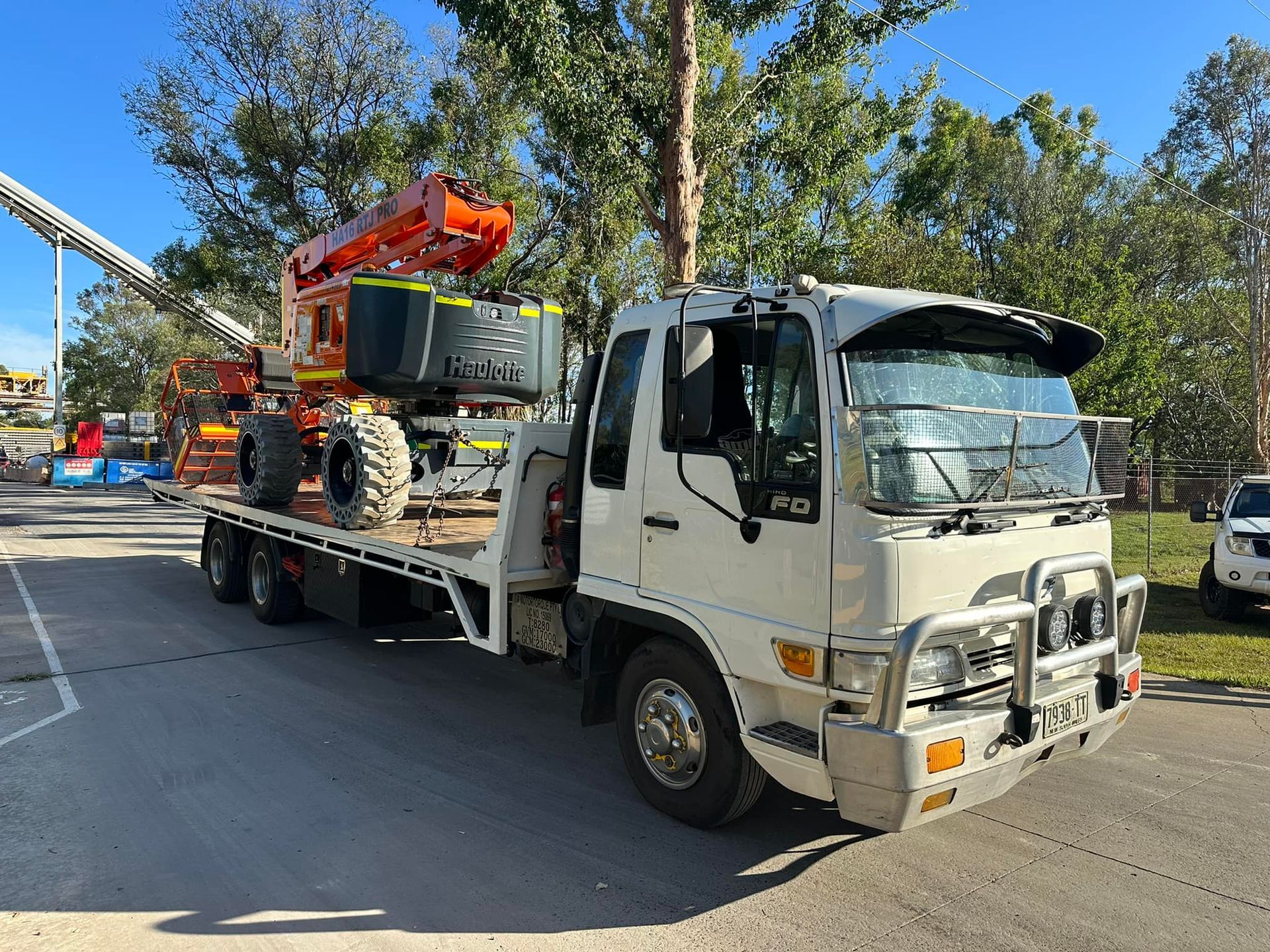 Tow Truck With A Car — Tow Truck in South Grafton, NSW