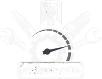 Logo with engine parts around a speedometer reading, “Mecanic Tuning” text at the base.