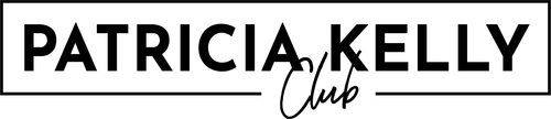 Ein schwarz-weißes Logo für den Patricia Kelly Club