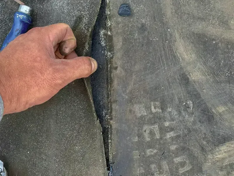 Lekkage dak door beschadiging