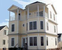 Three-Storey House with Cream Color Exterior Paint — Ephrata, PA — Modular Home Erectors