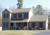 House with Dark Gray Roofing — Ephrata, PA — Modular Home Erectors