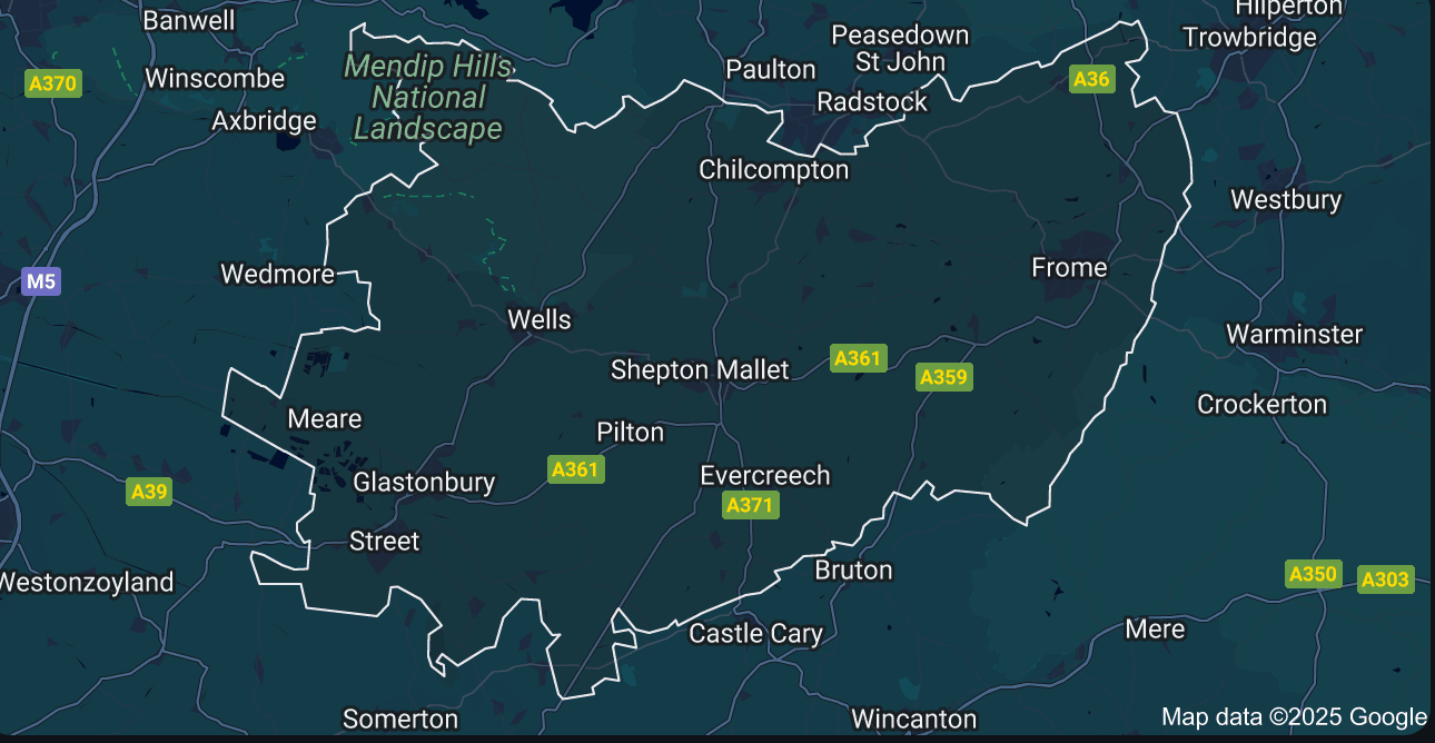 Somerset service area map