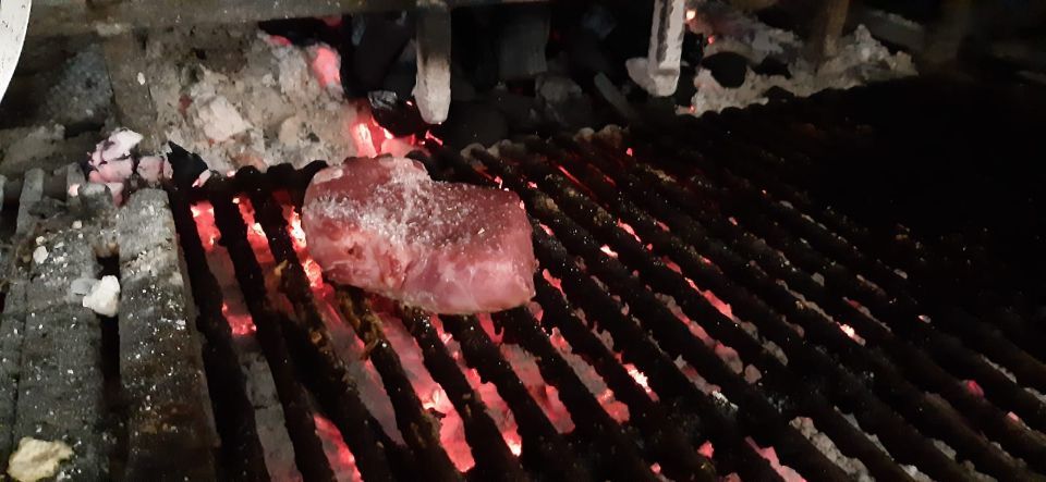 cottura carne alla brace