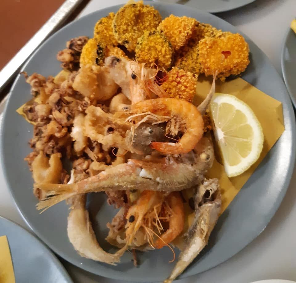 vassoio misto frittura