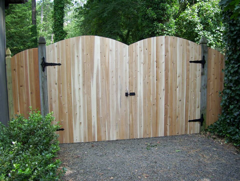 Gate Made Of Wood — Blue Anchor, NJ — Reyes Fence