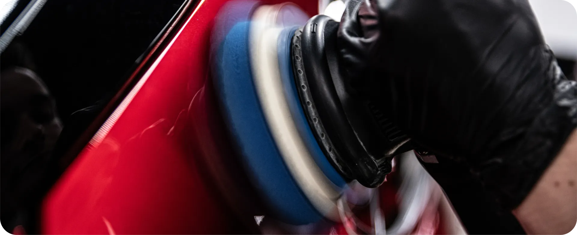 Close-up of a bronze-colored car with 