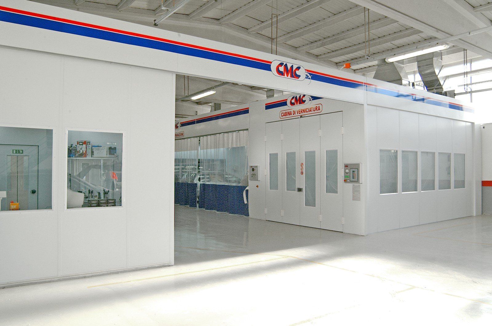 spazi interni della carrozzeria meccanica