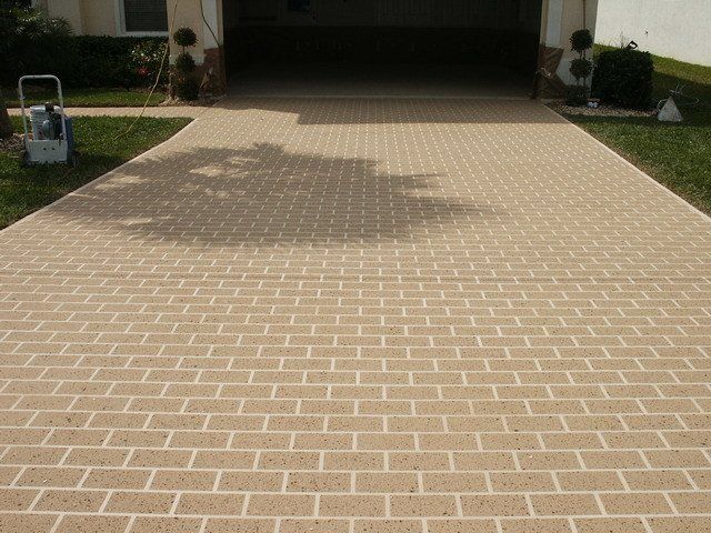 Decorative Concrete — Running Bond Brick in Lakeland, FL