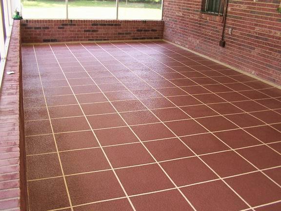 Garage Floors — Mix and Match Design Pattern in Lakeland, FL