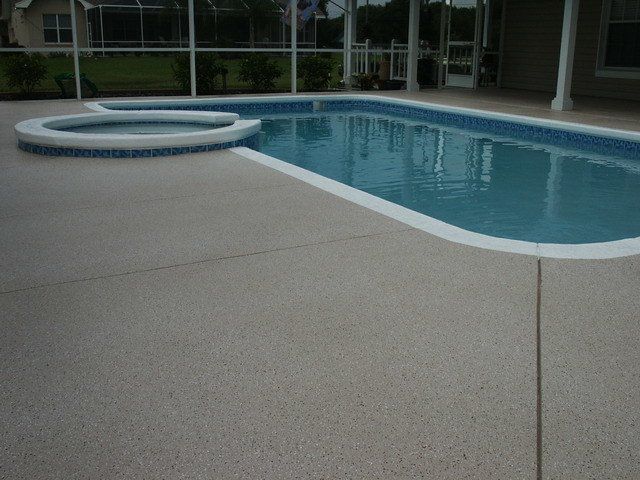 Decorative Concrete — Accented Edge Design in Lakeland, FL