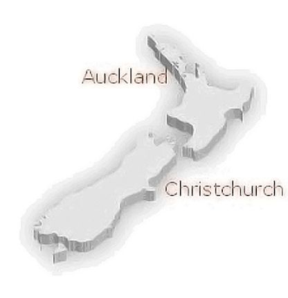 A map of NZ