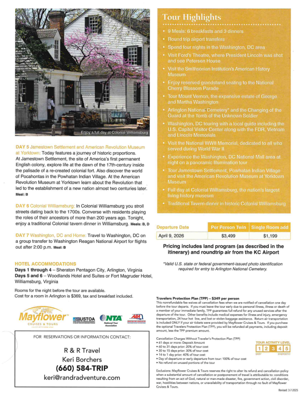 Historic house with pink flowering tree. Tour highlights and schedule.