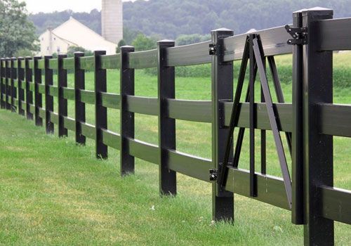 City Fence vinyl ranch fencing