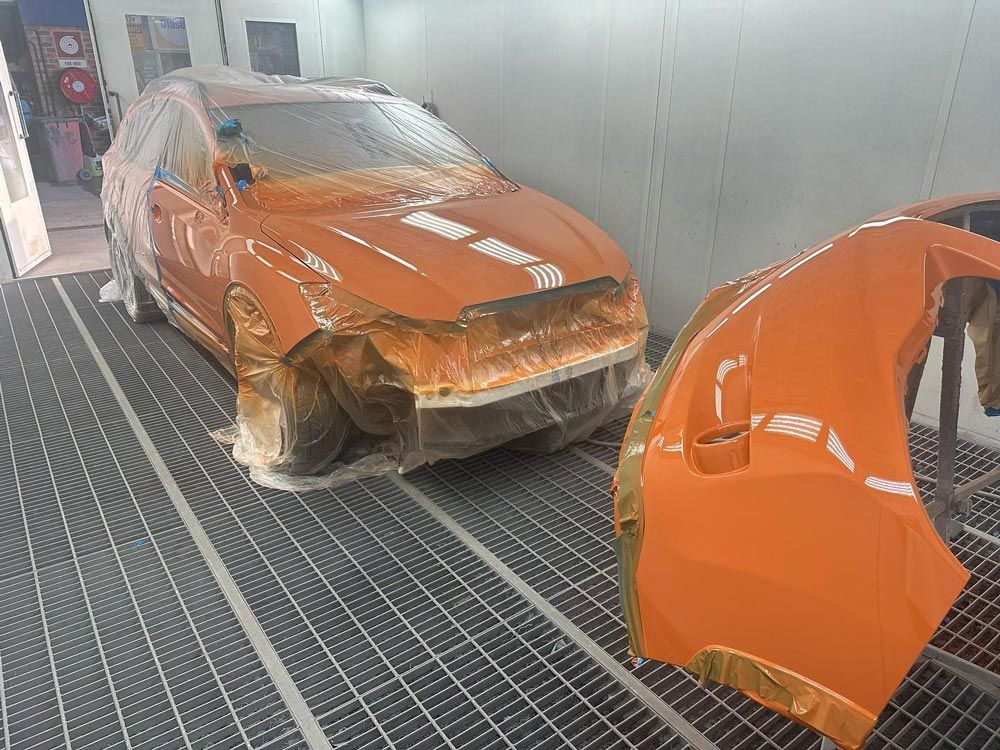 Car Paint Service — John Zelukovic Smash Repairs in Bathurst, NSW