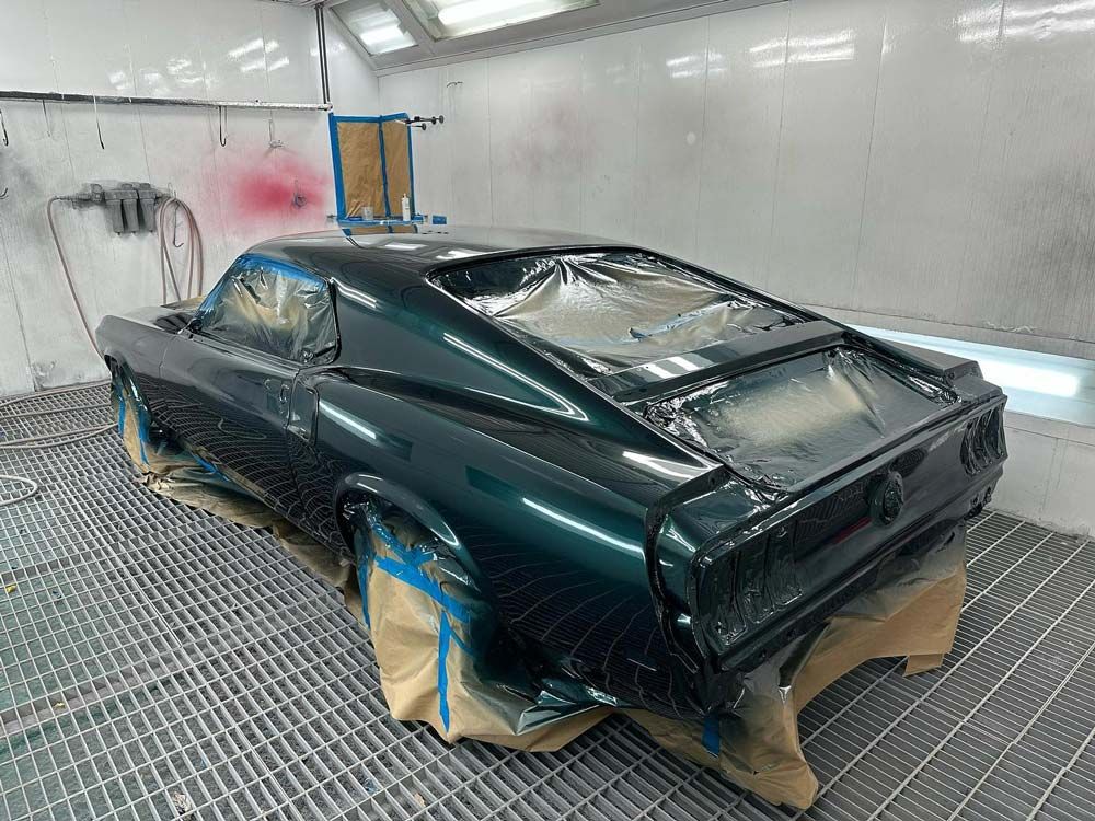 Paint Coating on a Car — John Zelukovic Smash Repairs in Mudgee, NSW