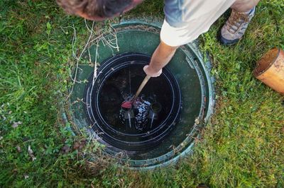 Cleaning and Unblocking Septic System — Baldwinsville, NY — Aces-Four Septic Service